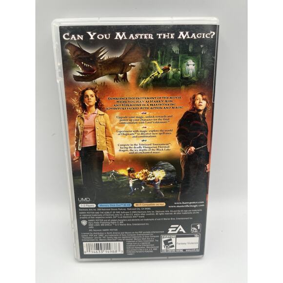 Harry Potter & The Goblet Of Fire, PSP , Complete With Manual - Picture 5 of 9